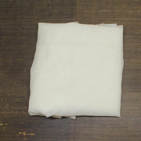 NEW Regal Home Solid Scarf Valance 16719b34536c19 Ivory Off White 54" x 216" - Picture 4 of 6